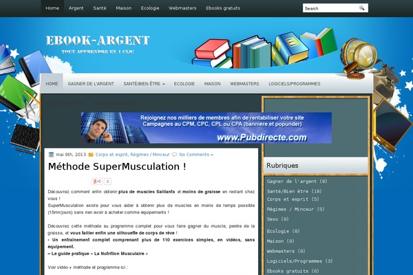 ebook-argent.com site used Educationweb
