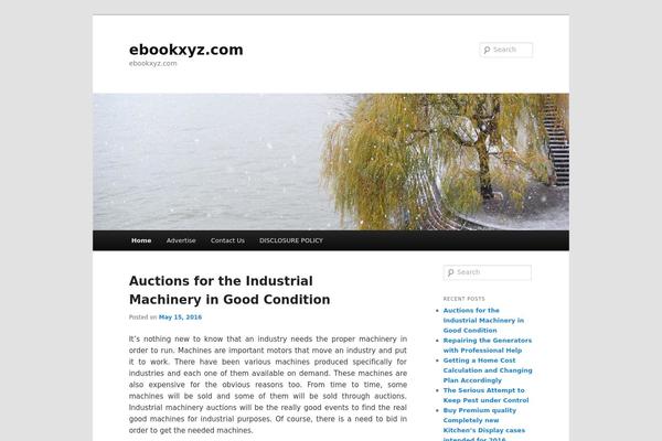 WordPress website example screenshot