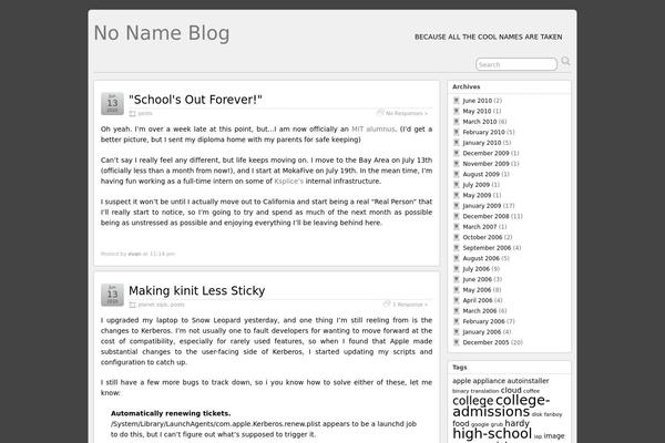 Suffusion theme site design template sample