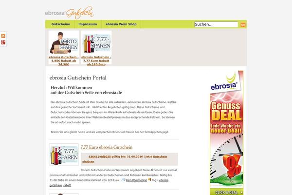 ebrosia-gutschein.de site used Couponia