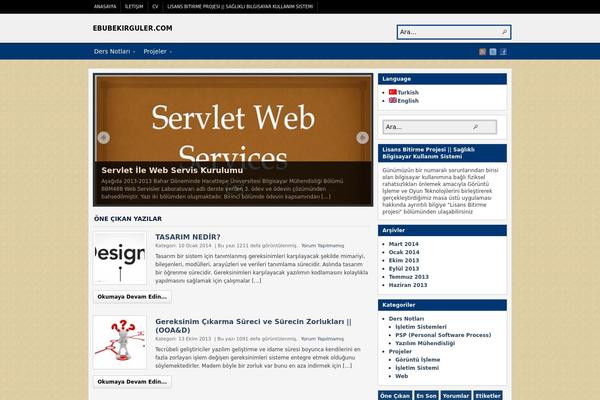 WordPress website example screenshot