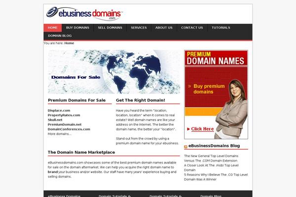 WordPress website example screenshot
