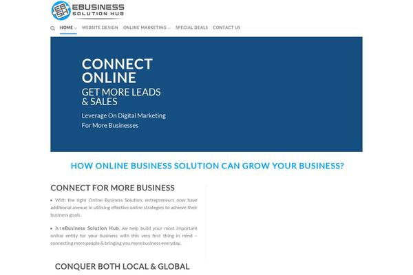 WordPress website example screenshot