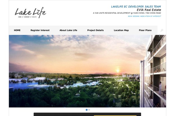 Vantage theme site design template sample