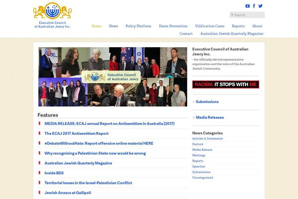 ecaj.org.au site used Ecaj