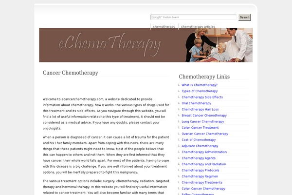 ecancerchemotherapy.com site used Chemotherapy
