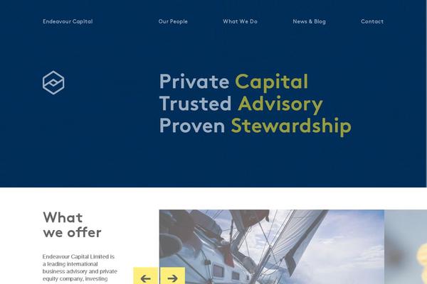 ecap.co.nz site used Endeavour