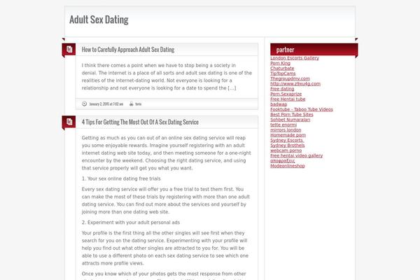 WordPress website example screenshot