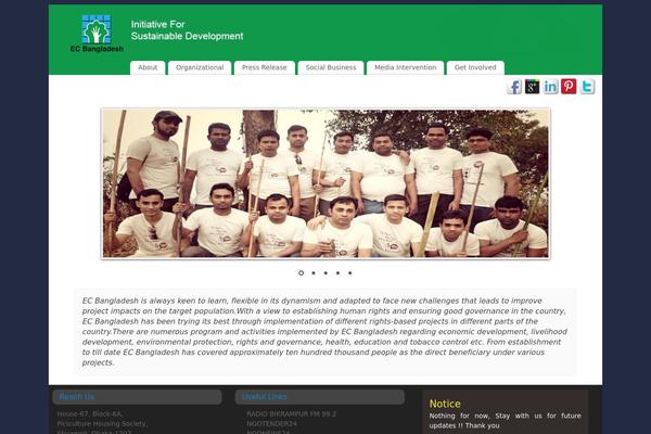 Site using Colorful text widget plugin
