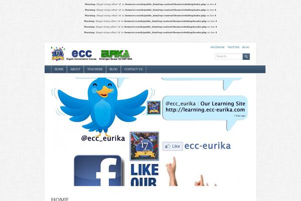 ecc-eurika.com site used Edublog