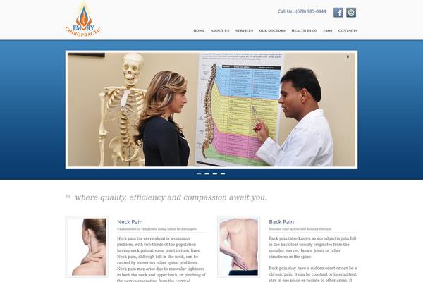 WordPress website example screenshot