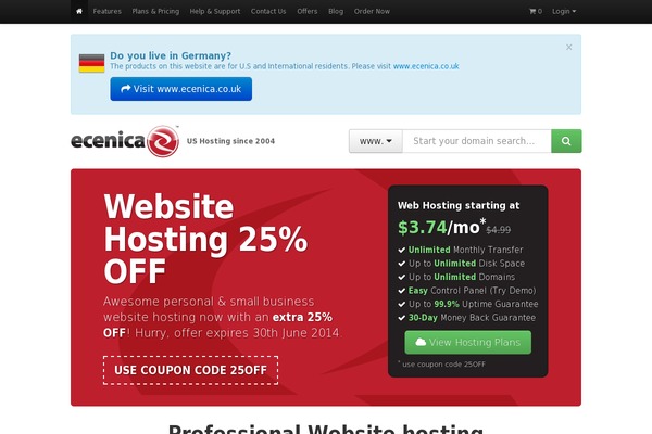 ecenica.com site used Framework2