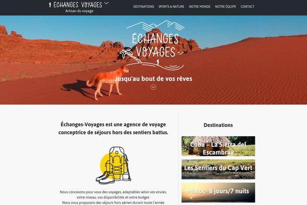 echanges-voyages.com site used Ev-theme