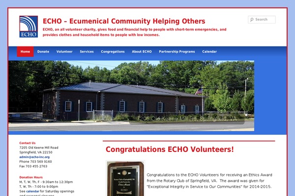 echo-inc.org site used Echo2