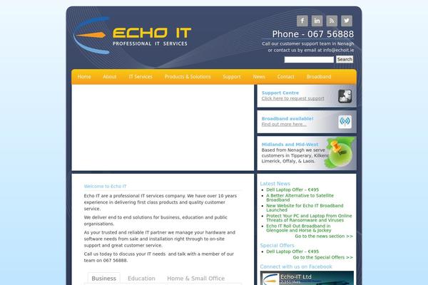 echoit.ie site used Echoit