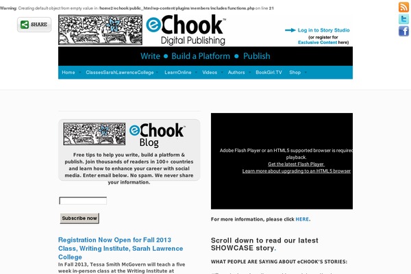 echook.com site used Coffee Break