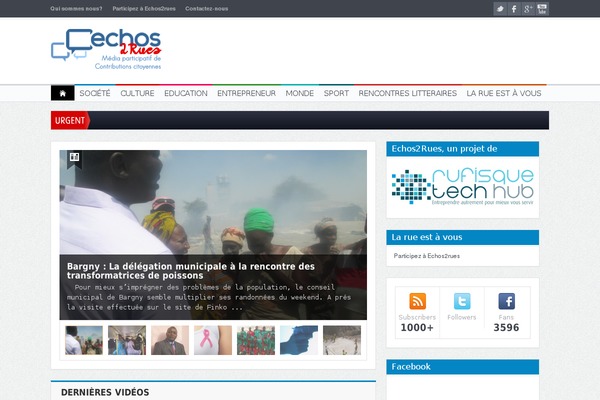echos2rues.com site used Echos2rues