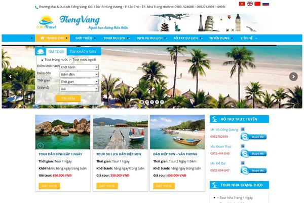 echotravel.com.vn site used Dulich