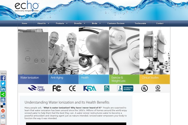 echowaterionizer.com site used Theme1321