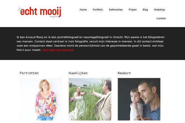echtmooij.nl site used Modern Portfolio