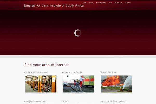 inFocus theme site design template sample