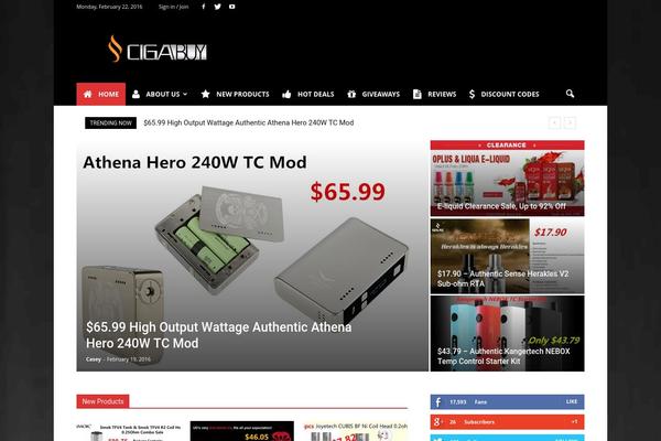 Newspaper theme site design template sample
