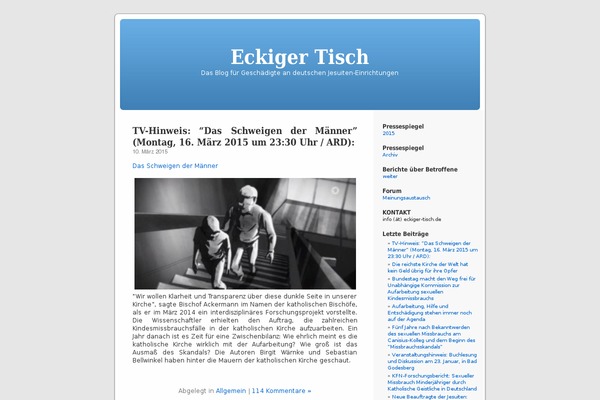 eckiger-tisch.de site used Tailpress