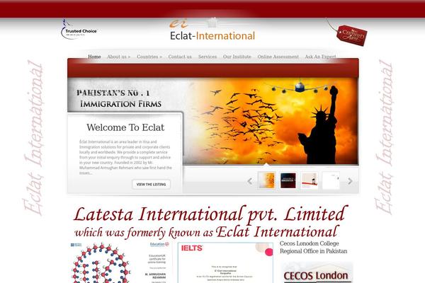 ElegantEstate theme site design template sample