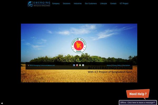 WordPress website example screenshot