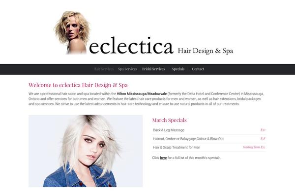 Hairdo theme site design template sample
