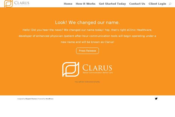 WordPress website example screenshot