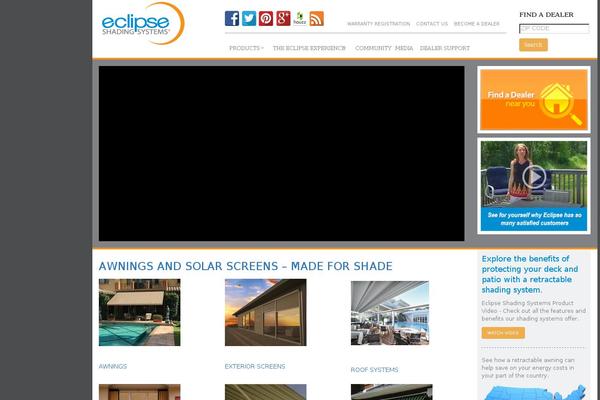 eClipse theme site design template sample