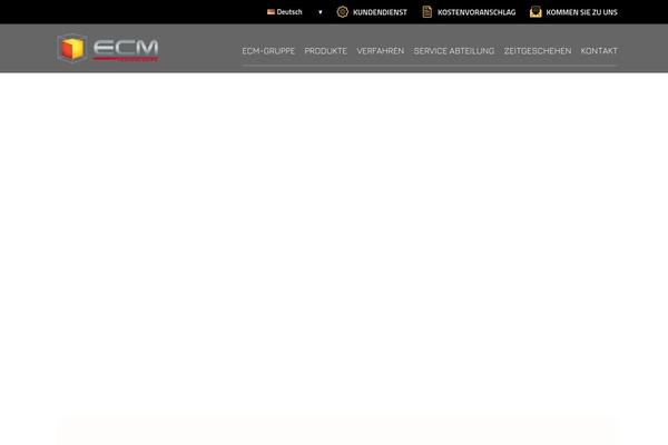 Ecm theme site design template sample