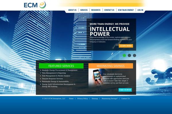 Ecm theme site design template sample