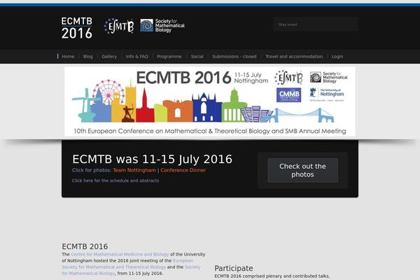 ecmtb2016.org site used Eventor-child