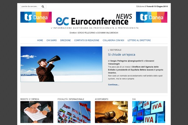 ecnews.it site used Euroconference
