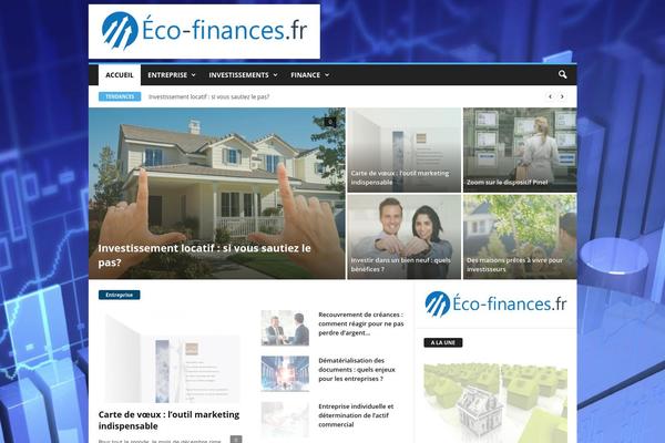 eco-finances.fr site used First-news