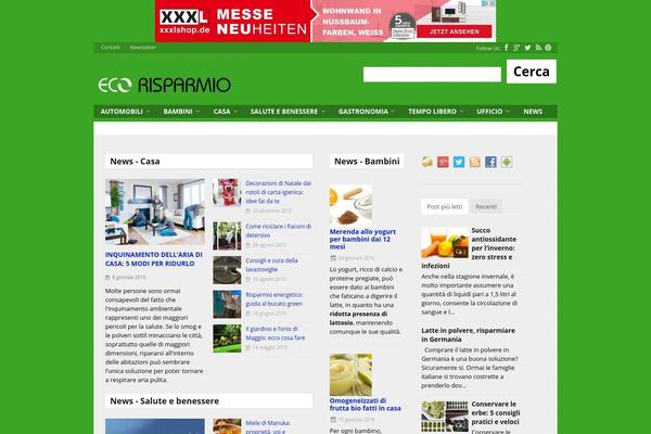 eco-risparmio.it site used Flatmagazine