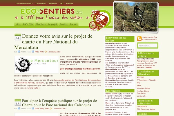 eco-sentiers.org site used Amazinggrace-fr