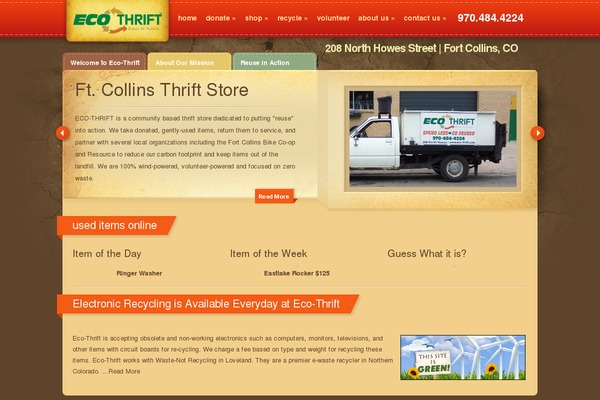 eco-thrift.com site used eBusiness