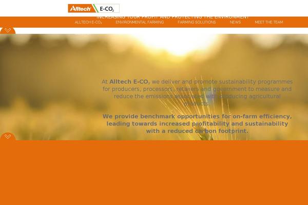 eco2project.com site used Alltech