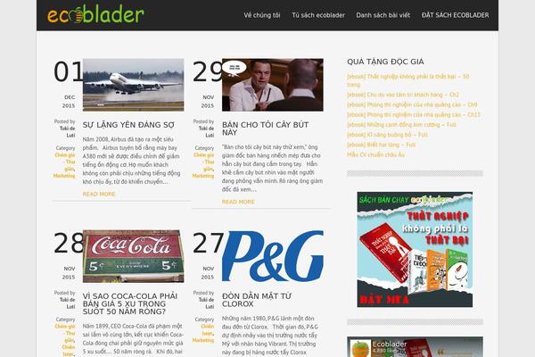 ecoblader.com site used Minimalist-blogger-x