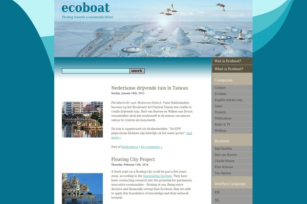 WordPress website example screenshot