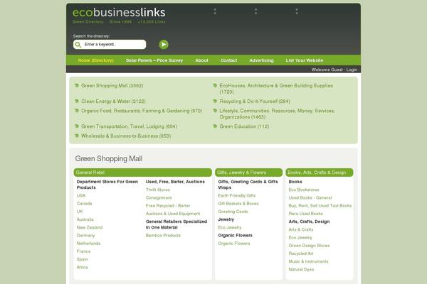 ecobusinesslinks.com site used Directorypress_new