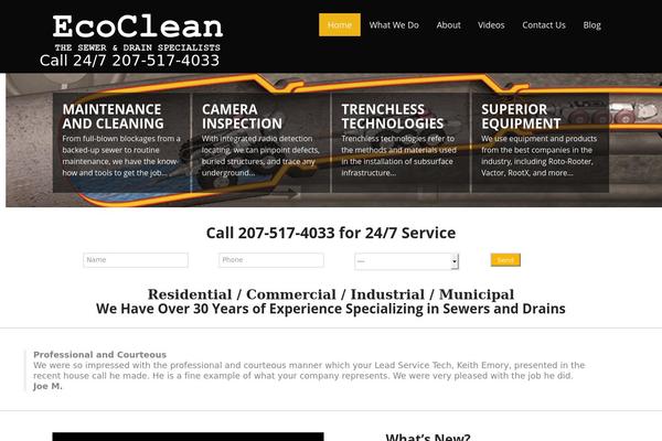 ecoclean1.com site used Theme47834
