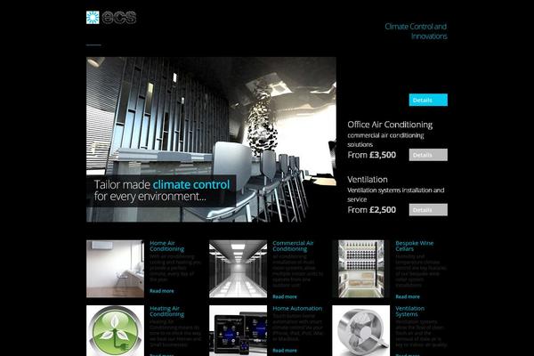 Ecs theme site design template sample