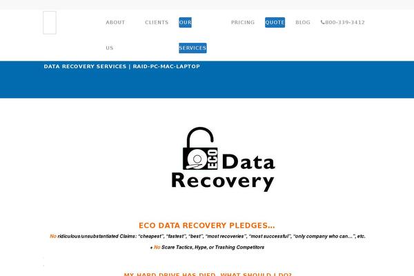 WordPress website example screenshot