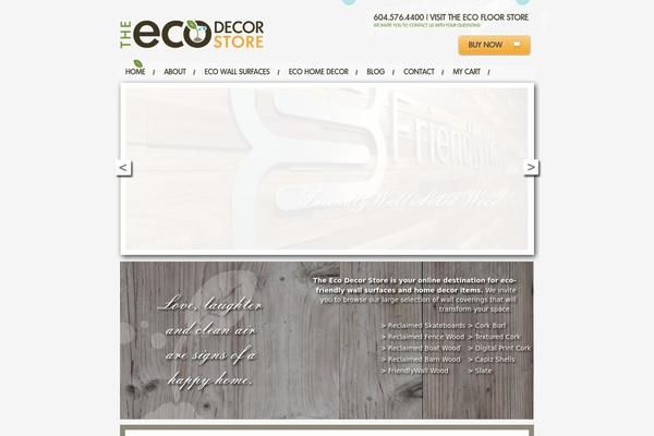 ecodecorstore.ca site used Eco-floor-store