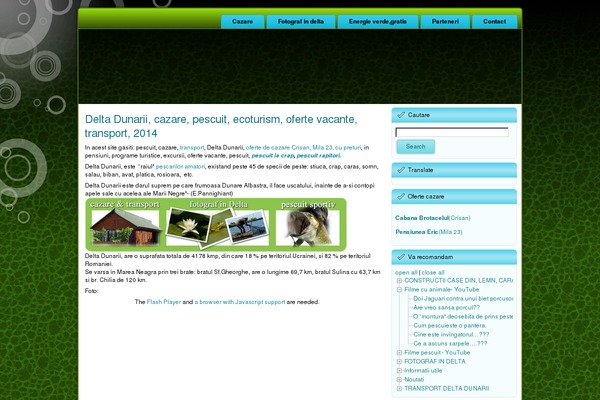 ecodeltafishing.eu site used Ecodelta