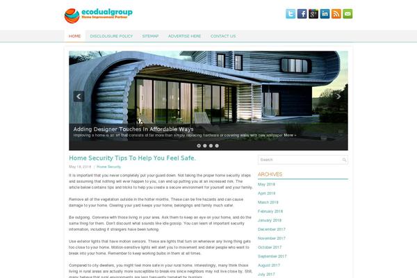 WordPress website example screenshot